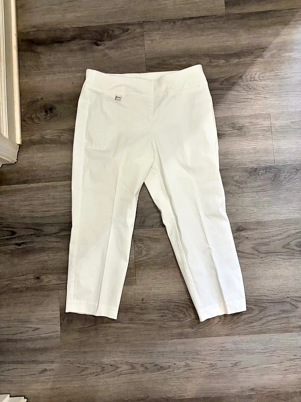 Alfani Women's Straight Leg Pants in White Size 10 Like New